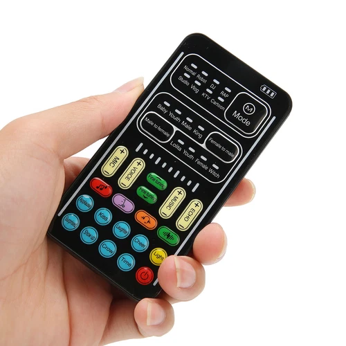 Portable 8-Mode Audio Effect Mobile Voice Changer Bluetooth Handheld Sound Card - Picture 5 of 12
