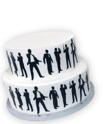 A4 Essbar Dekor Glasur Blatt James Bond Spion Geheimdienst Themenband RAND