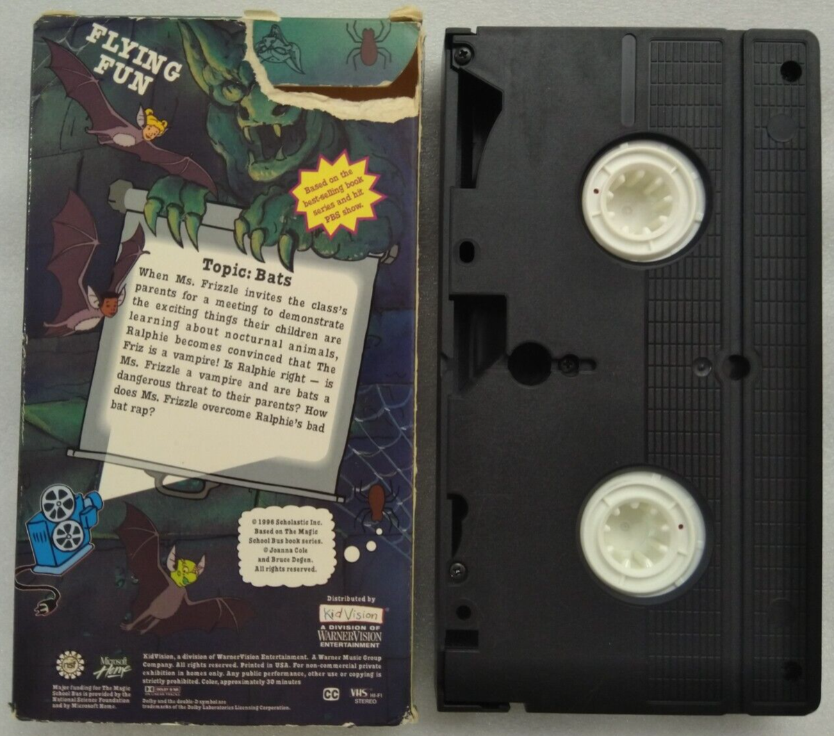 VHS The Magic School Bus - Going Batty (VHS, 1997) 85365122437| eBay