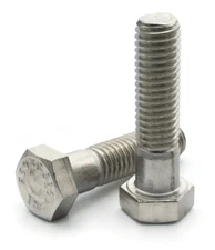 316 Stainless Steel Hex Cap Screw Bolt PT UNC 3/8-16 x 1-1/2, Qty 25