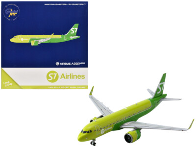 GeminiJets Airbus A320neo Aircraft ''S7 Airlines'' 1/400 Diecast Model GJ2264