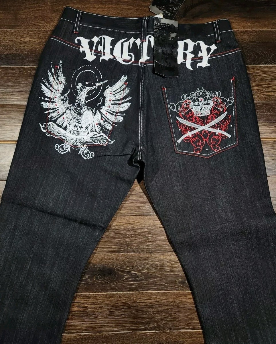 【YOURNUS】Washed Black Vintage Wide Denim blackjeansback.png?v=