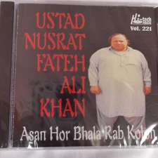 NUSRAT FATEH ALI KHAN VOLUME 221 ASAN HOR BHALA RAB HI TECH MUSIC AUDIO CD NEW