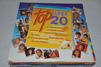 VA Sampler - Top Super 20 Hits - Deutsch Pop 80er 80s - Album Vinyl LP