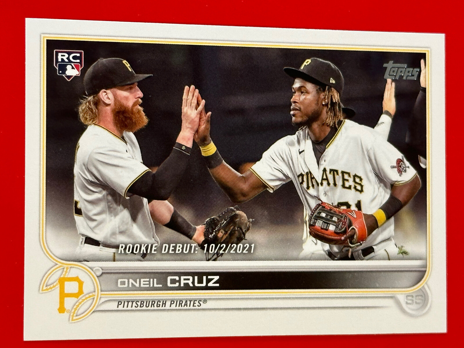 Oneil Cruz RC 2022 Topps Update Rookie Debut #US113 Pittsburgh Pirates SS