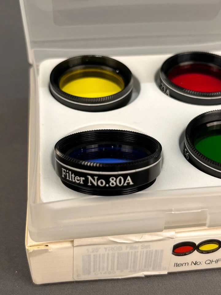 New Solomark 1.25 Inch 4pcs Color Filter Set for Telescope Eyepiece (2C) - Image 3 of 4
