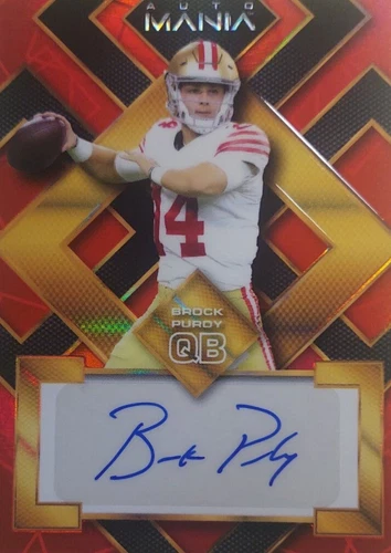 2022 Wild Card Auto Mania Brock Purdy #AM-SQ2