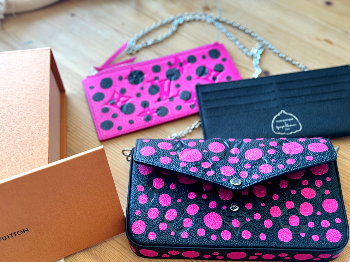 Louis Vuitton LV Yayoi Kusama YK Monogram Felicie Pochette Louis Vuitton LV Yayoi Kusama YK Monogram Felicie Pochette
