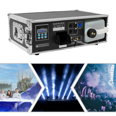1500W Stage Mist Haze Machine 3.5L w/ Flight Case Package DJ Stage Effect Hazer