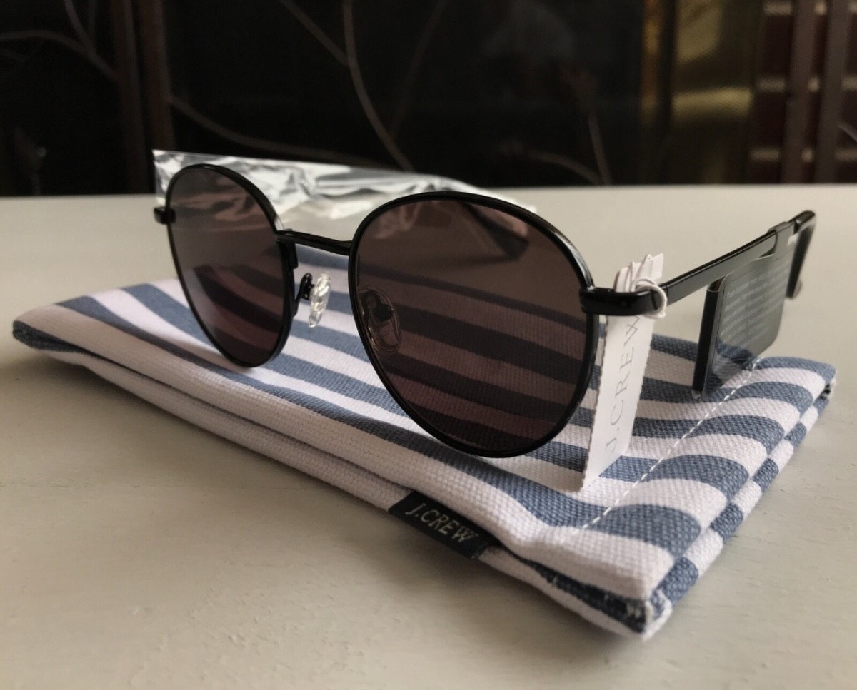 J CREW ROUND WIRE BLACK SUNGLASSES NWT Bungalow Wire-frame Sunglasses For Women | J.Crew main image 4
