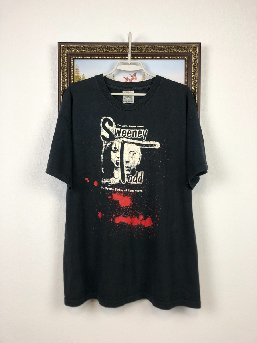 Vintage 1999 Sweeney Todd Movie Johnny Depp Promo Shirt Tee Rare