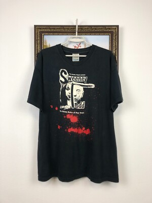 SWEENEY TODD スウィーニートッド Tシャツ ヴィンテージ ムービー Vintage 1999 Sweeney Todd Movie Johnny Depp Promo Shirt Tee Rare