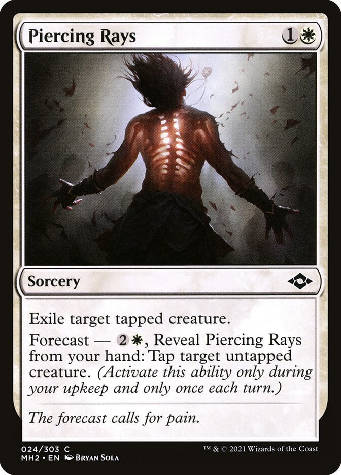 Magic the Gathering (mtg): MH2: Piercing Rays (x 4)