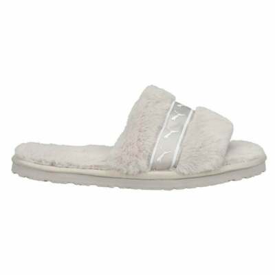 Puma Fluff Remix Bx Slide Sandals White size 4C-7C