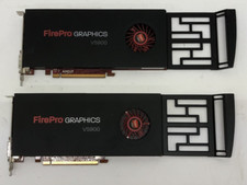 Lot of 2 AMD ATI FirePro V5900 2GB GDDR5 Graphics Cards