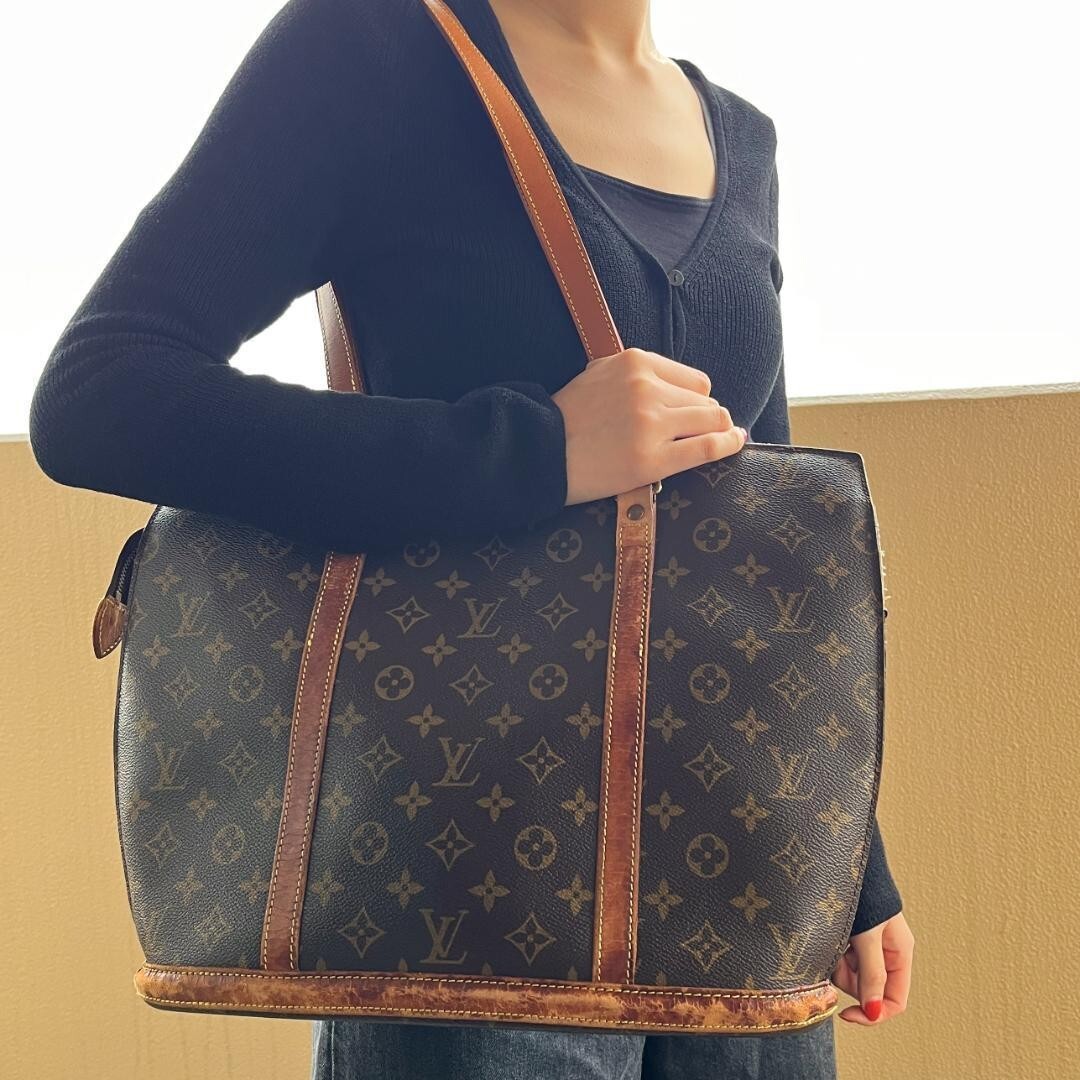 LOUIS VUITTON Monogram Babylone Tote Bag M51102 LV Auth MX138 F/S