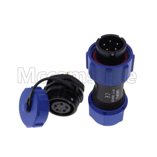 Weipu Aviation 2-10 pin Waterproof Connector Bulkhead SP17 Circular IP68 Plug - Picture 23 of 26