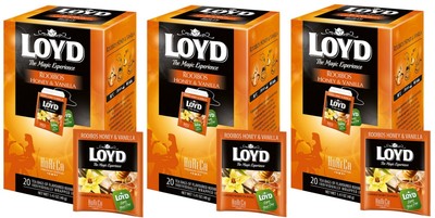 3 x HORECA LOYD Rooibos Honey & Vanilla Tea 20 envelopes 3 x 40g / 120g