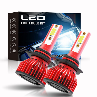For Chevy Blazer 1992-2005 2x 9006 HB4 LED Headlight White 6000K Low Bulbs