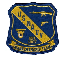 US NAVY MARKSMANSHIP SHOULDER PATCH
