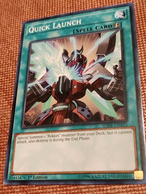 1x Yu-Gi-Oh! Quick Launch - SDRR-EN025 - Common - 1st Edition - NM