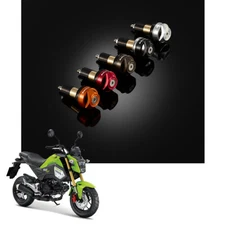 Handle Bar Caps (For BIKERS Handle) Aluminum V3 For Honda Grom Msx 125Sf 18 - 19