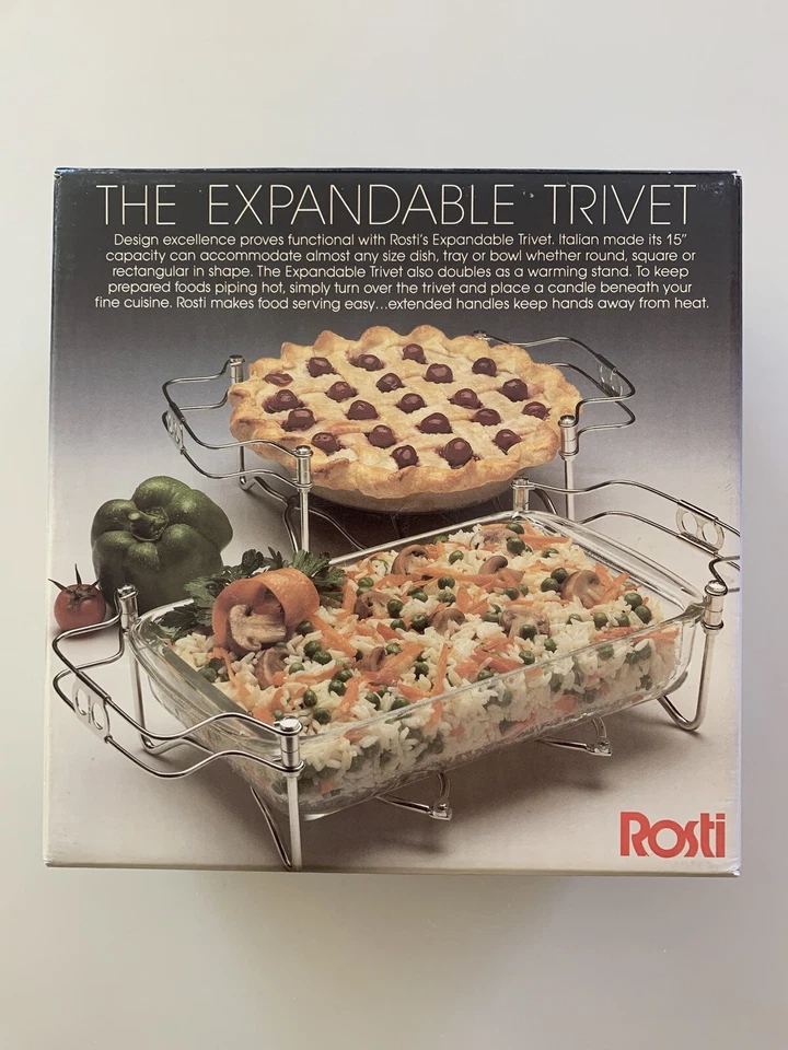 Holiday Dish Rosti Expandable Trivet NIB Sealed SameDayHanding &Fast USPS - Image 3 of 4