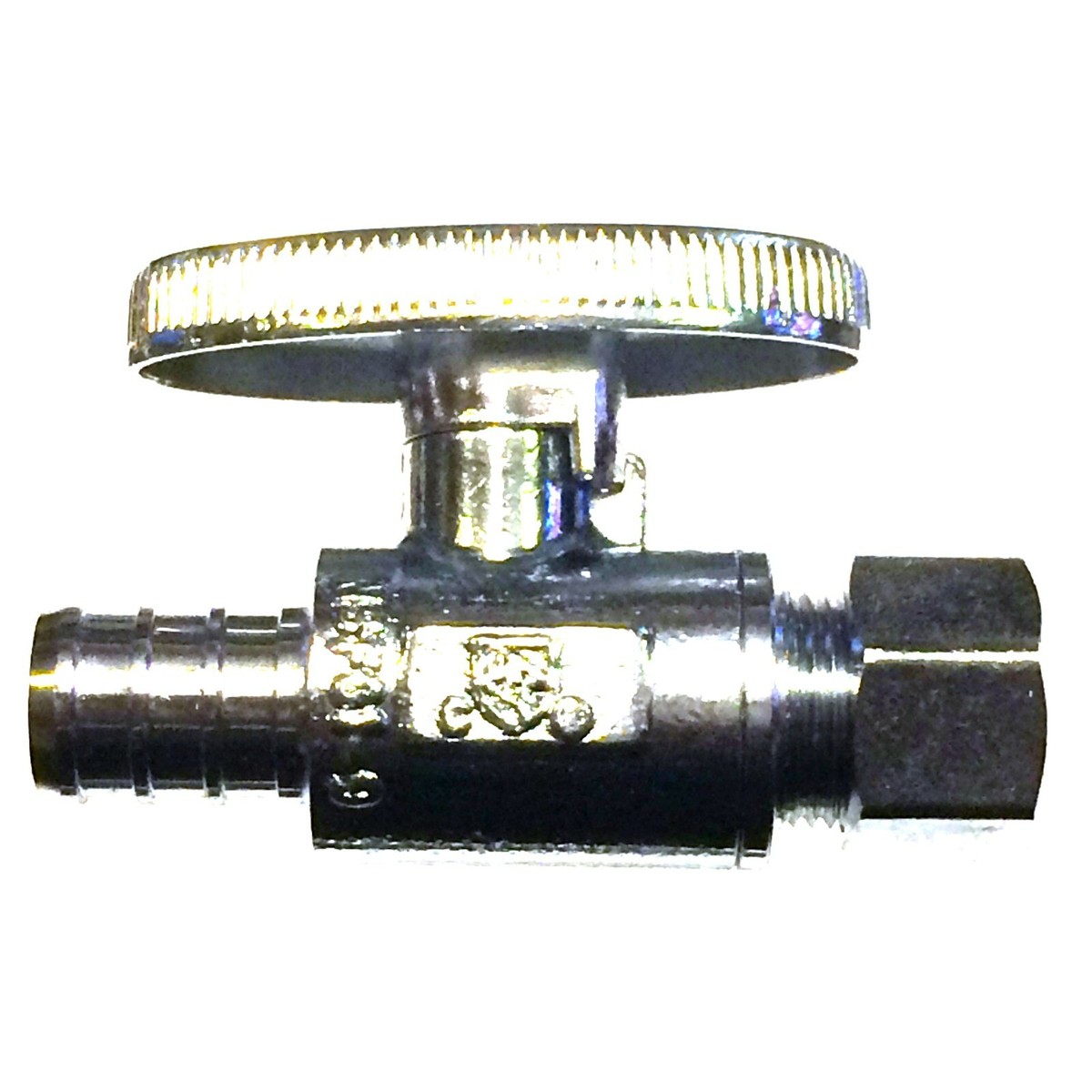 Jones Stephens, S10315 1/2'' PEX x 3/8'' OD Quarter Turn Straight