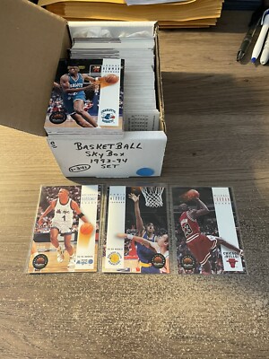 1993-94 SKYBOX PREMIUM COMPLETE 341-CARD SET Jordan, Penny Hardaway RC ...