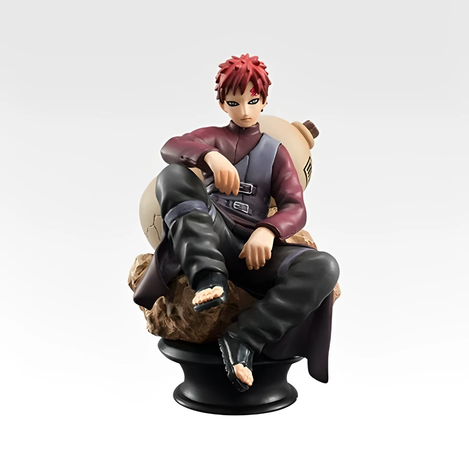 Action Figure Naruto 6pz Sakura Uchiha Kakashi 8cm STATUA DA COLLEZIONE Anime - Immagine 3 di 4