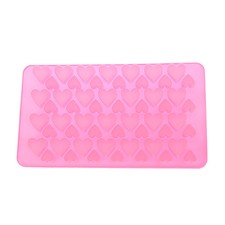 56 Cavity Heart Mold Silicone Ice Cube Tray DIY Chocolate Fondant Decor Mould SZ