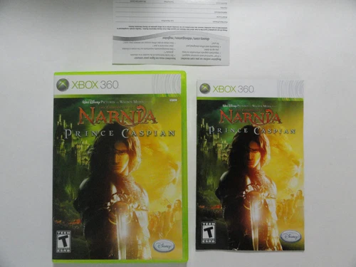 NO GAME-XBOX 360 CHRONICLES OF NARNIA PRINCE CASPIAN- CASE & MANUAL ONLY NO GAME