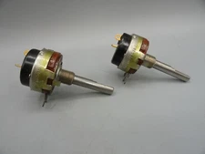 Linear Taper 500K Ohm Potentiometer w/Switch 1 1/2" Shaft  (LOT OF 2)