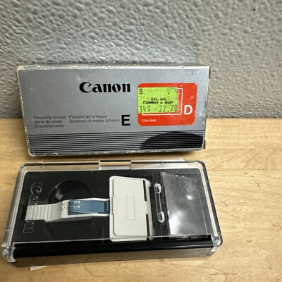 Canon Focusing Screen E D For EOS-RT 620 630 650 Body | eBay