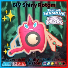 ✨ Shiny ROTOM Wash 6IV ✨ Pokemon Brilliant Diamond and Shining Pearl lv100 +EVs