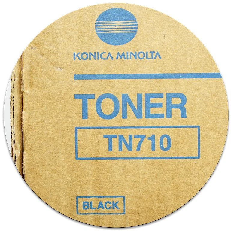 Genuine Konica Minolta TN710 Black Toner 55K Pages for BizHub 600,601,750,751 - Image 2 of 2