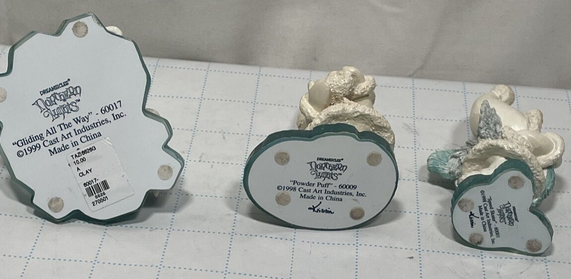 3 Dreamsicles Northern Light Figurines eBay