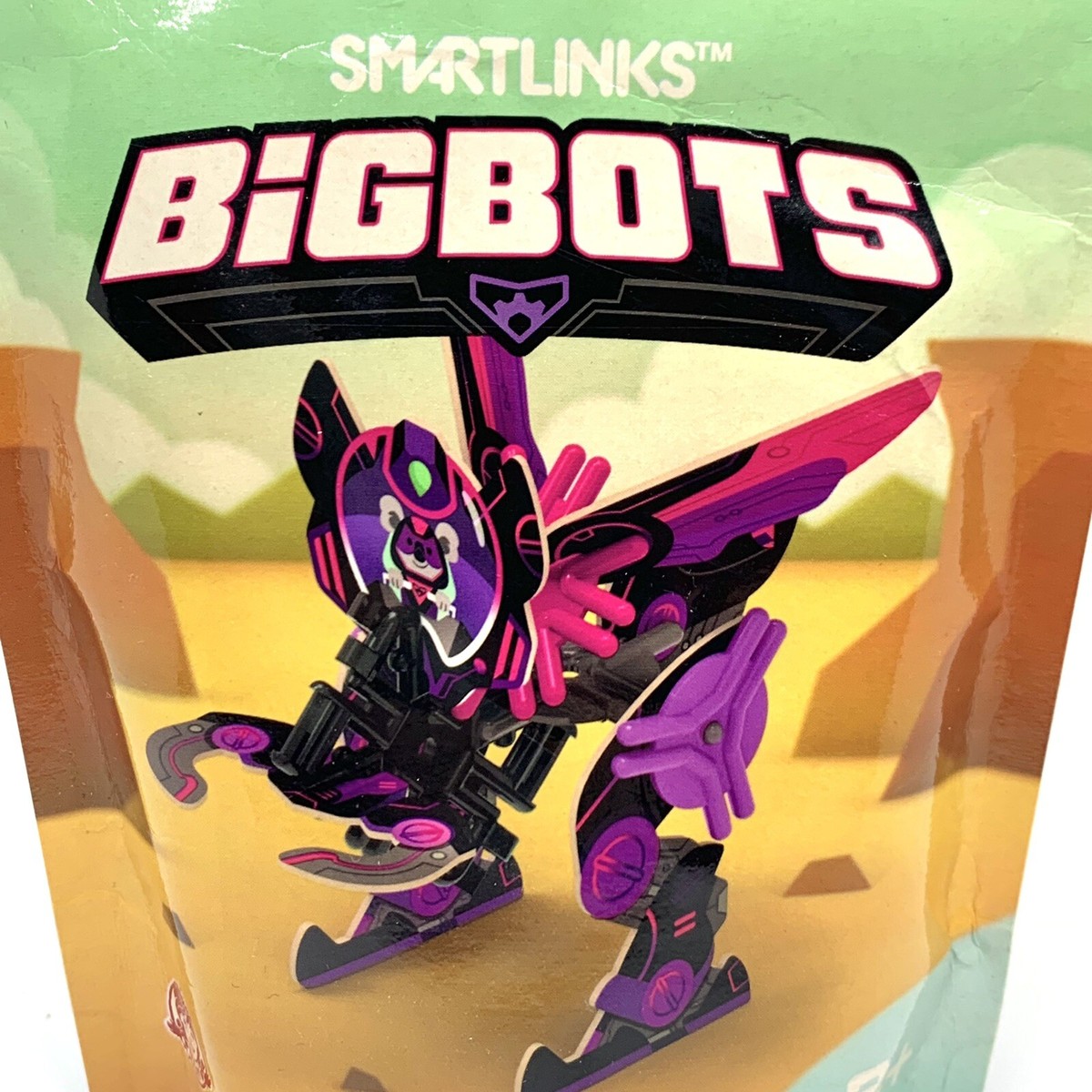 Big Bots Smartlinks Black-06 Wendy's Kids Meal Toy Collectible
