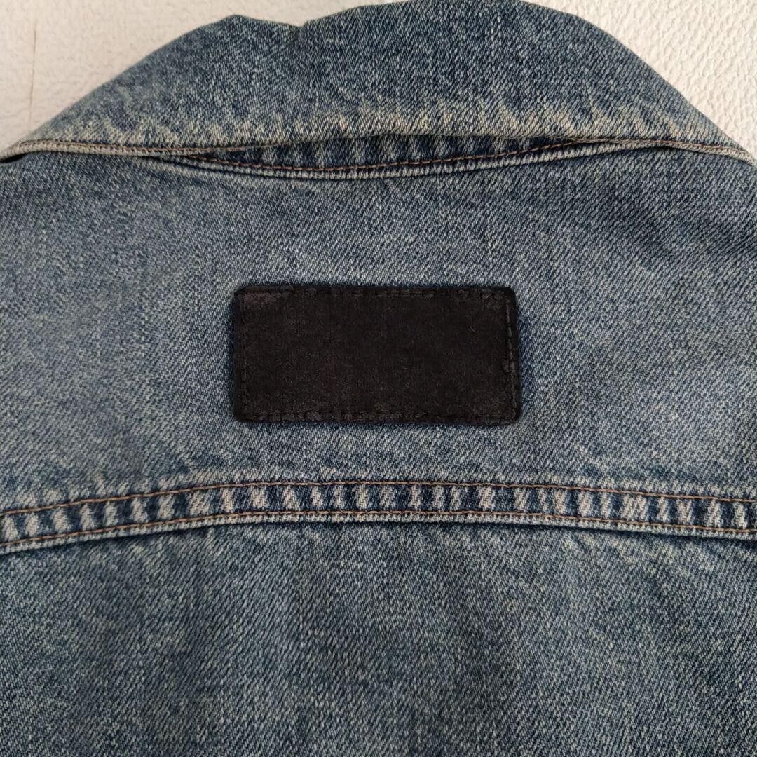 GUCCI Denim Blouson Jacket Women's Size 40 Leather Tag GUCCI Denim Blouson Jacket Women's Size 40 Leather Tag