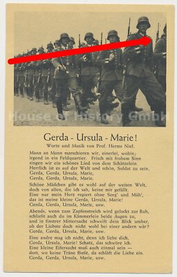 129446, Liederkarte: ''Gerda-Ursula-Marie!'', Verlag Robert Franke, Hamburg