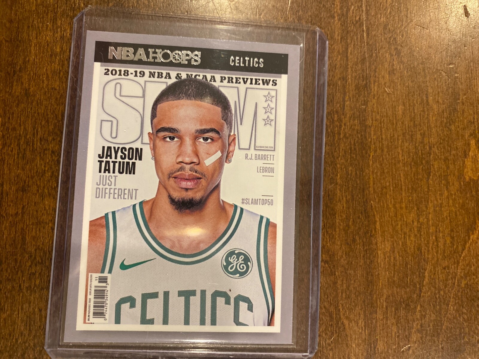 Jayson Tatum Slam Insert 2021 NBA Hoops Basketball Boston Celtics Panini