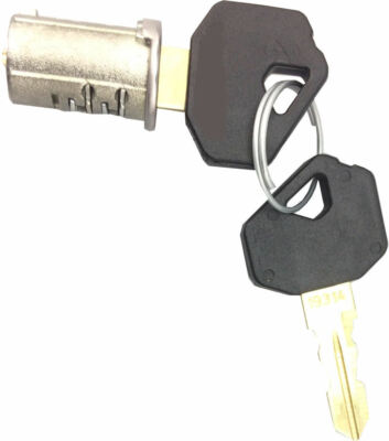 Serrure Porte De Garage STEEL LINE – Barillet Argent, Volet Roulant, 2 Clés Fournies