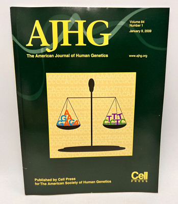 AJHG Volume 84 Number 1  January 9 2009 - Cover Double-Helix Structure of DNA