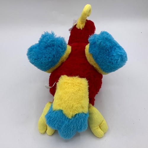 Rainforest Cafe Plush Macaw Parrot Girl Red Yellow Blue 11" Stuffed Animal - 第 2/8 張圖片
