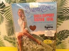 Vintage Pantyhose Discretion Sheer Support Color Noisette M 110-130 lbs B002D
