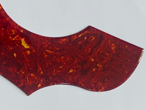 For Gibson J45 & J50 Acoustic Guitar Self-Adhesive Pickguard Crystal Red Tortois - Picture 4 of 5