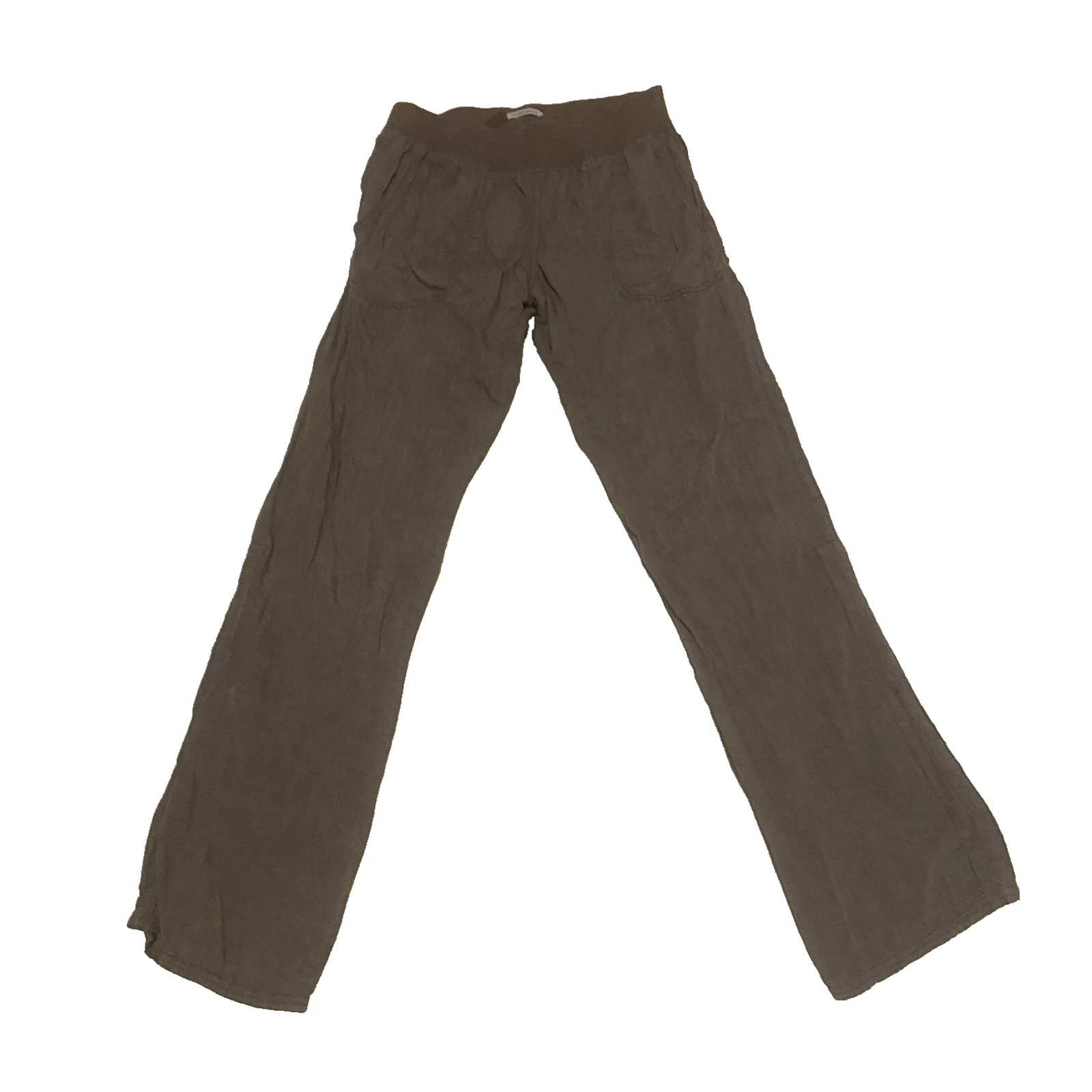 Toad & Co Womens Linen Pants Size XS Dark Grey Comfort Boho Yoga Festival