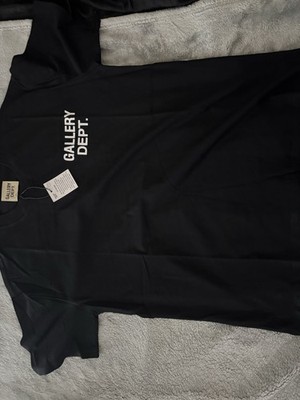 Gallery Dept Men's Short Sleeve Black Size M With Big Gallery Dept On The Back