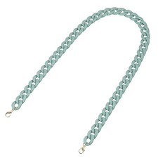 Acrylic Purse Strap 35.4" Matte Bag Chain Replacement Light Green