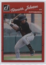 2023 Donruss Retro 1990 Variation Holo Red Termarr Johnson (Reversed Image) 11nq